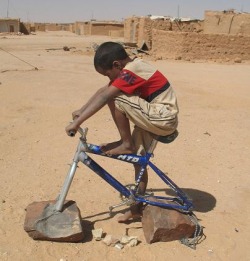 bike without wheels